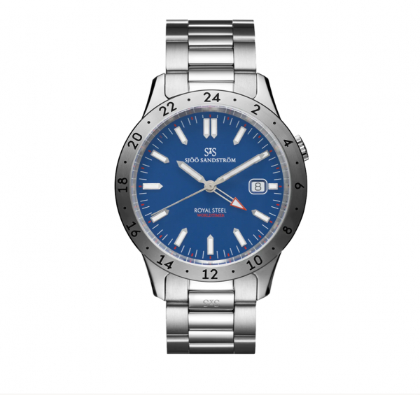 Sj Sandstrm Royal Steel Worldtimer 41 i gruppen Varumrken / Sj Sandstrm / Royal Steel Worldtimer hos Rydbergs Ur (020807)