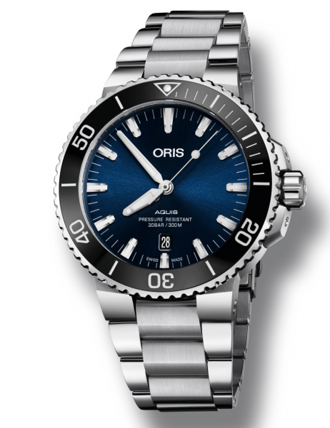 ORIS AQUIS DATE  i gruppen Varumrken / Oris / Aquis hos Rydbergs Ur (73377304135MB)