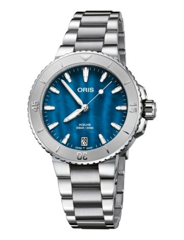 ORIS  AQUIS DATE LADIES MOP i gruppen Varumrken / Oris / Diving hos Rydbergs Ur (73377704155MB)