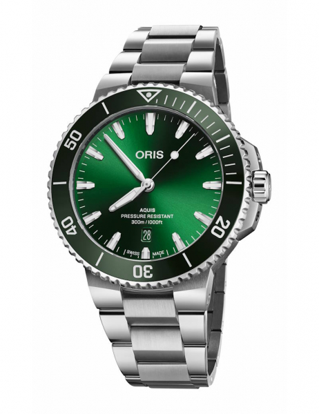 ORIS AQUIS DATE i gruppen Varumrken / Oris / Diving hos Rydbergs Ur (73377894157MB)