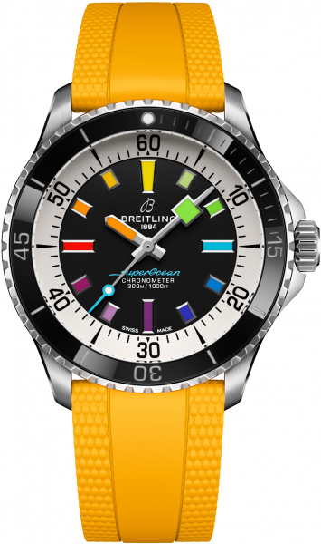 Breitling Superocean Automatic 42 RAINBOW i gruppen Varumrken / Breitling / Handla Breitling / Superocean hos Rydbergs Ur (A17375211B2S4)