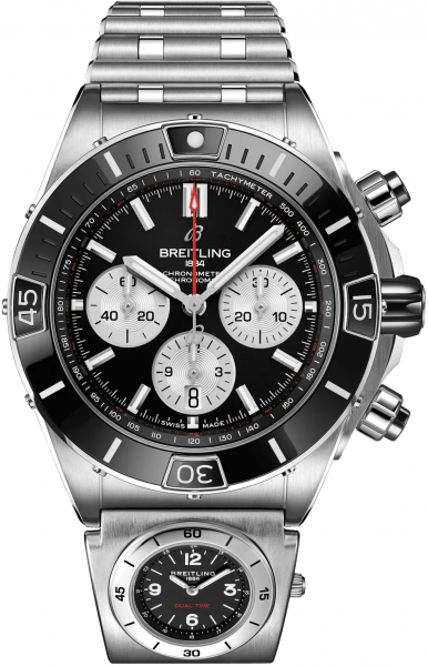 Breitling Super Chronomat B01 44 - Black i gruppen Varumrken / Breitling / Handla Breitling / Chronomat hos Rydbergs Ur (AB0136251B1A2)