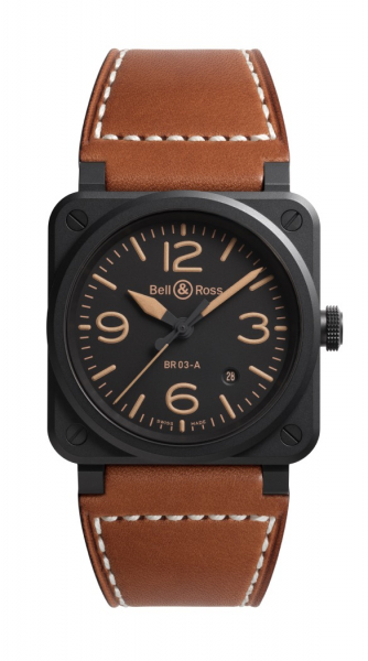 Bell & Ross BR 03 HERITAGE i gruppen Varumrken / Bell & Ross / BR 03 AUTO hos Rydbergs Ur (BR03AHERCESCA)