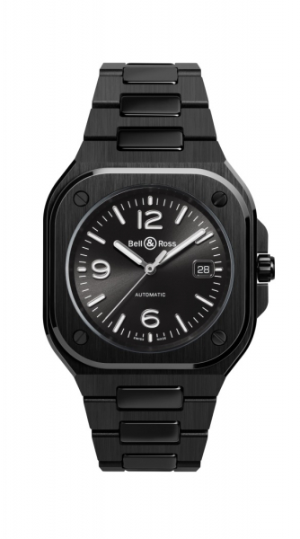 Bell & Ross BR 05 BLACK CERAMIC i gruppen Varumrken / Bell & Ross / BR 05 hos Rydbergs Ur (BR05ABLCESCE)