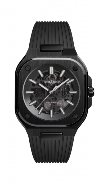 Bell & Ross BR 05 SKELETON BLACK CERAMIC i gruppen Varumrken / Bell & Ross / BR 05 hos Rydbergs Ur (BR05ABLSKCESRB)