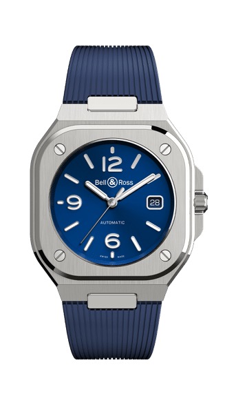 Bell & Ross BR 05 BLUE STEEL i gruppen Varumrken / Bell & Ross / BR 05 hos Rydbergs Ur (BR05ABLUSTSRB)