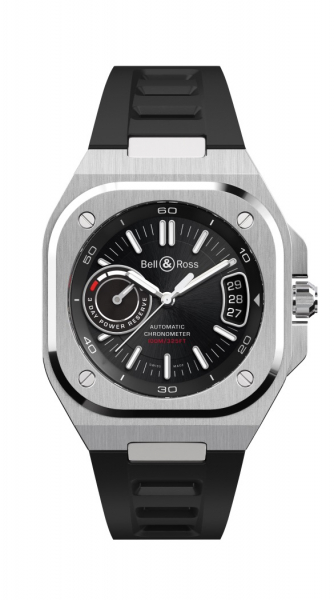 Bell & Ross BR-X5 BLACK STEEL i gruppen Varumrken / Bell & Ross / BR-X5 hos Rydbergs Ur (BRX5RBLSTSRB)